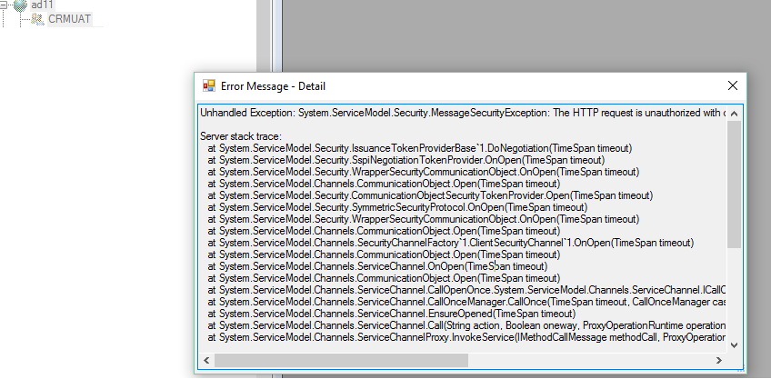 Fixed - Login issue for Dynamics CRM On-Premises using Plug-in Registration Tool