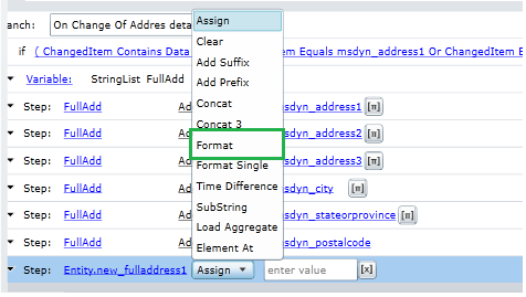 How to concatenate multiple string field values in Resco Mobile CRM