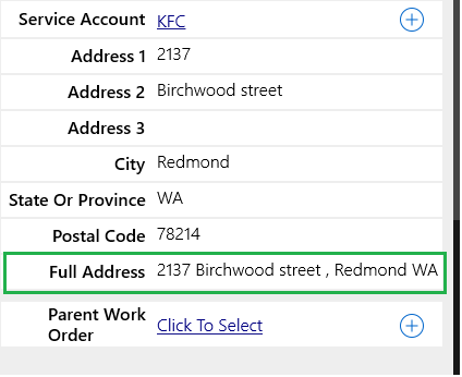 How to concatenate multiple string field values in Resco Mobile CRM7