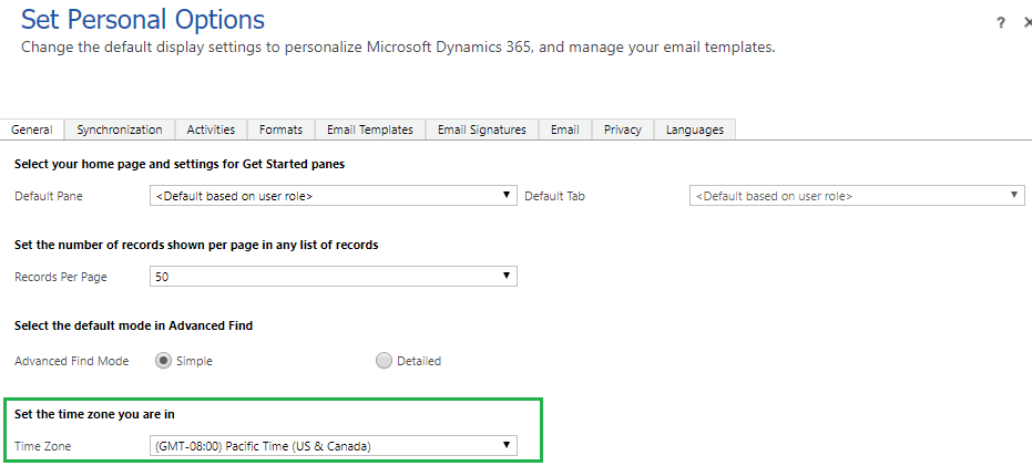 Scheduler Settings in Schedule Board