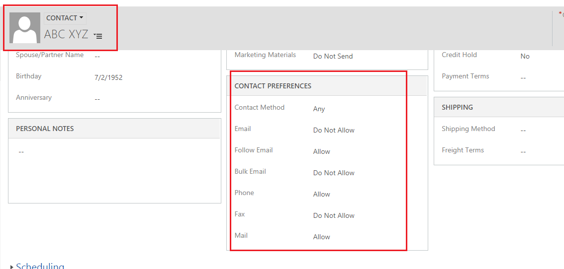 unsubscribe survey option in Voice of Customer in Dynamics 365 CRM