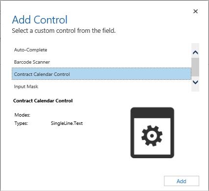 Controls in Dynamics 365 v9.0 for Mobile App