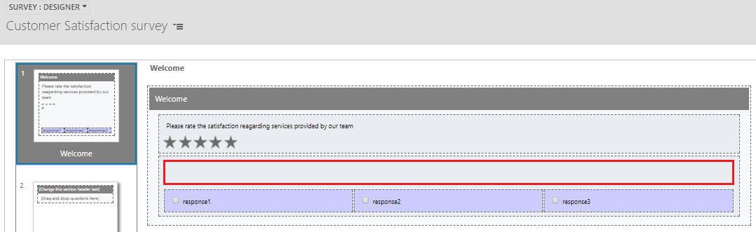 Hide the Question Text of checkbox for Voice of Customer in Dynamics 365