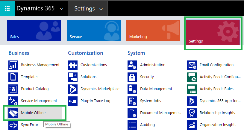 Enable Editing of Fields for Mobile Offline Usage in Dynamics 365