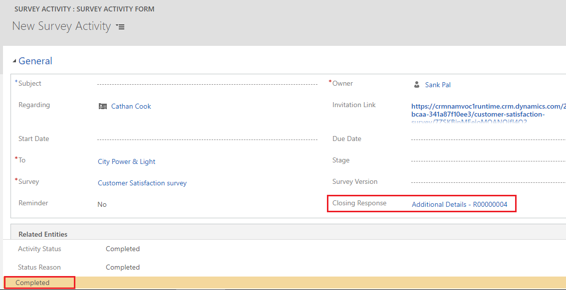 Steps to Prevent VOC from Failing to Create Feedback Entity Records While Chaining Survey in Dynamics 365