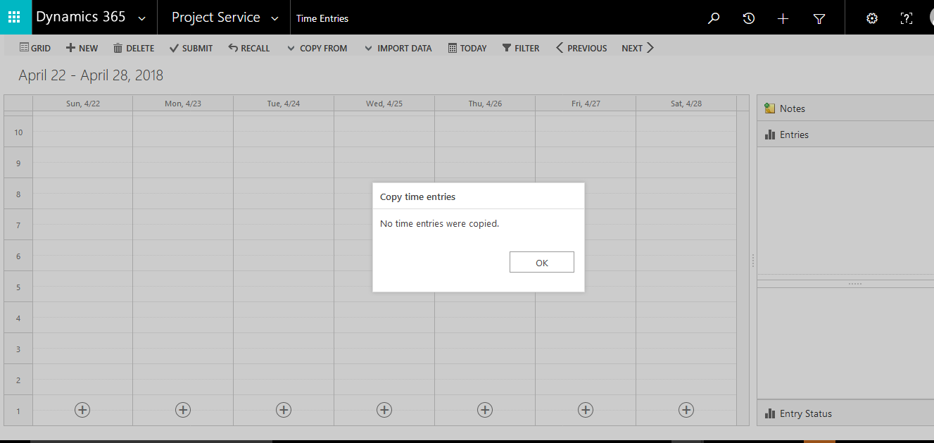 Useful Tool for Copying Previous Time Entries12