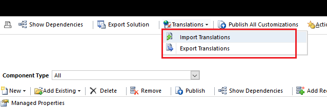 Working with Translation for Managed Solution in Dynamics 365