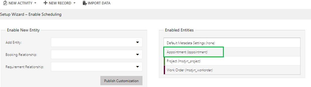 Appointments on Schedule Board in Dynamics 365 Field Service