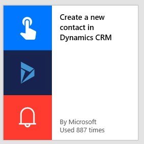 Create records in Dynamics CRM using Microsoft Flow