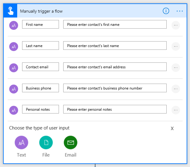 Create records in Dynamics CRM using Microsoft Flow