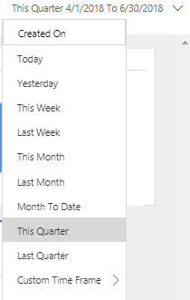 New Entity Specific Dashboard in Dynamics 365 v9.0