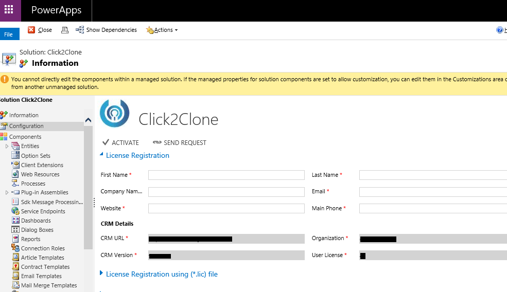 One Click Solution to Clone Dynamics 365 CRM Records