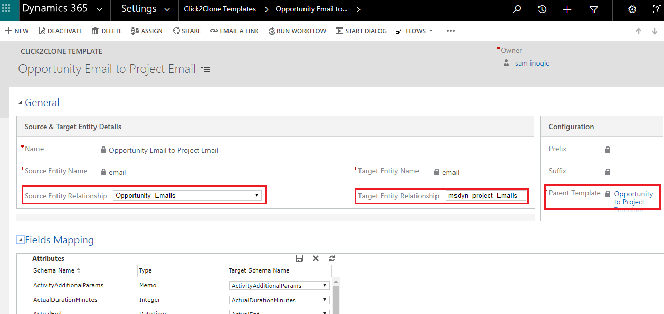 Clone Dynamics CRM data