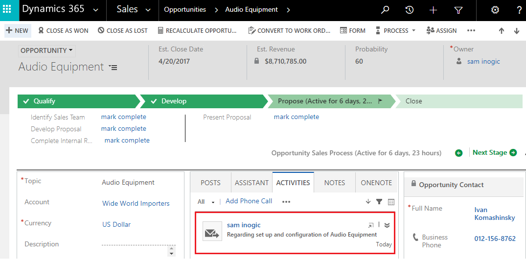 Clone Dynamics CRM data