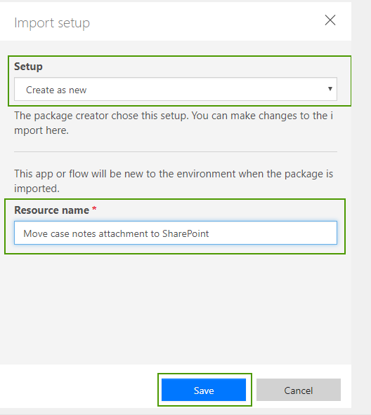 Import Microsoft Flow in Dynamics 365