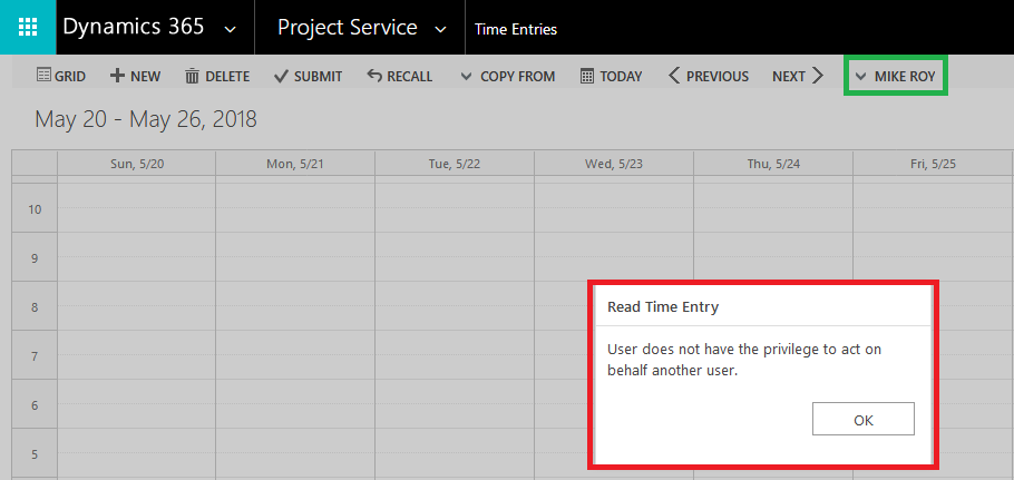 Submitting Time Expense entries8