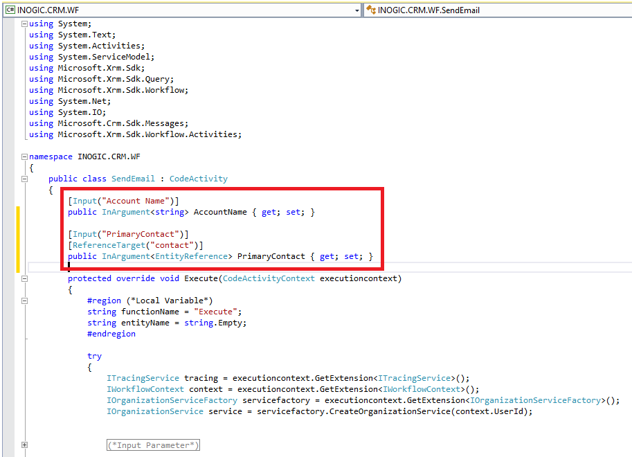 Update IO parameters of a custom assembly without unregistering it