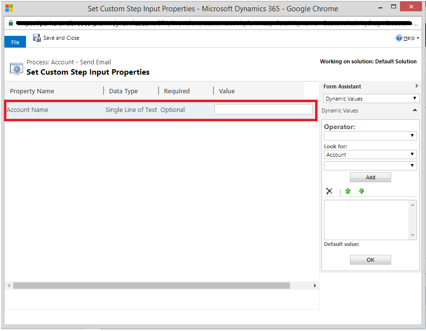 Update IO parameters of a custom assembly without unregistering it