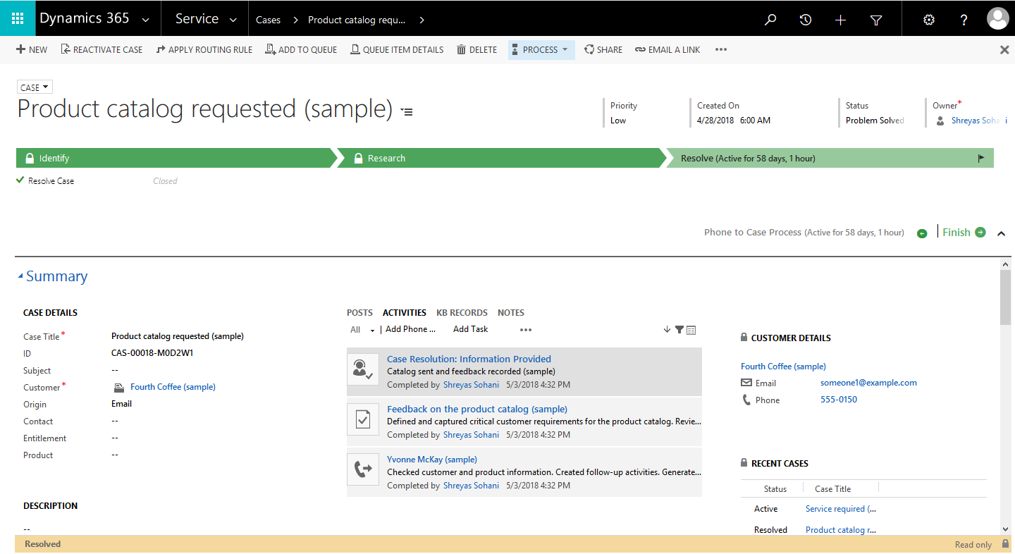 Quickly Open Entity record from Power BI report in Dynamics 365 CRM