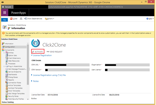 Steps to Upgrade Click2Clone - One Click Solution to Clone Dynamics 365 CRM Records