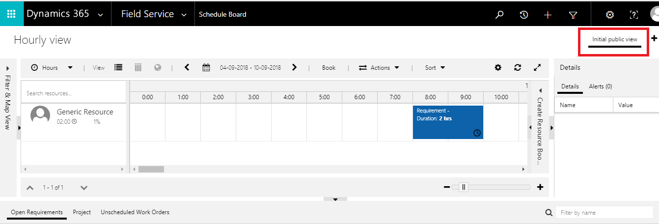 Scheduling of Multiple Entities on Schedule Board using Universal Resource Scheduling