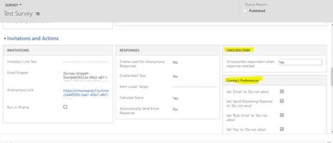Exploring the Unsubscribe Survey Option in Voice of Customer in Dynamics 365 CRM