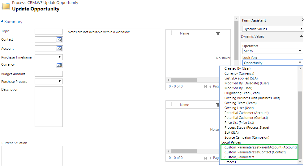 Working with Workflow and Workflow Assembly Output Parameters