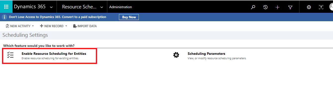 Scheduling of Multiple Entities on Schedule Board using Universal Resource Scheduling