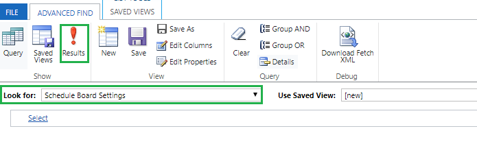 Dynamics 365 Field Service Personal View and Security on Schedule Board