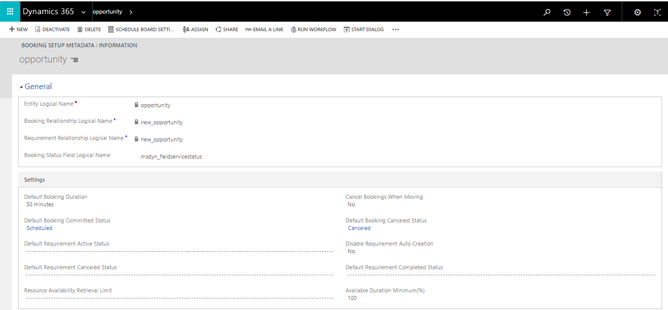 Scheduling of Multiple Entities on Schedule Board using Universal Resource Scheduling