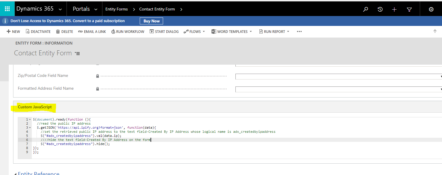 Identify the Source of Records Created From Microsoft Portal in Dynamics 365