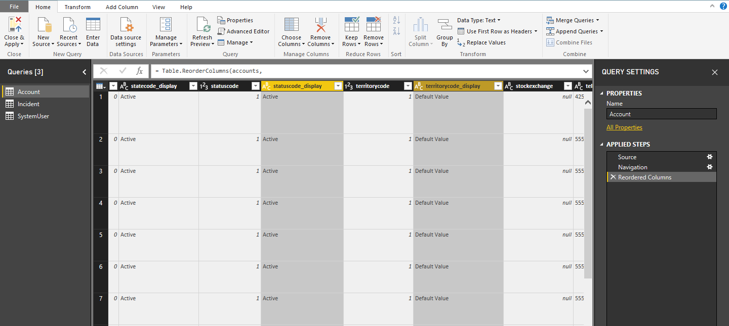 Connect to the Power BI Using Common Data Service