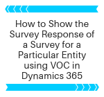 How to show the survey responses of a Survey