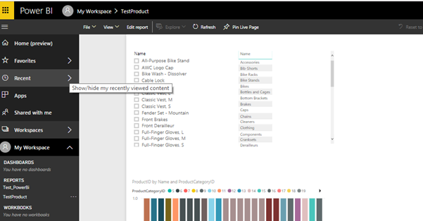 Make Power BI report using data from Azure SQL server and view in Dynamic 365