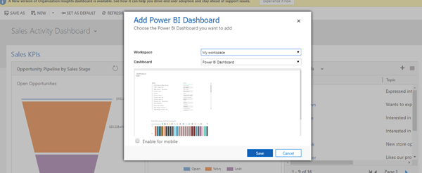 Make Power BI report using data from Azure SQL server and view in Dynamic 365