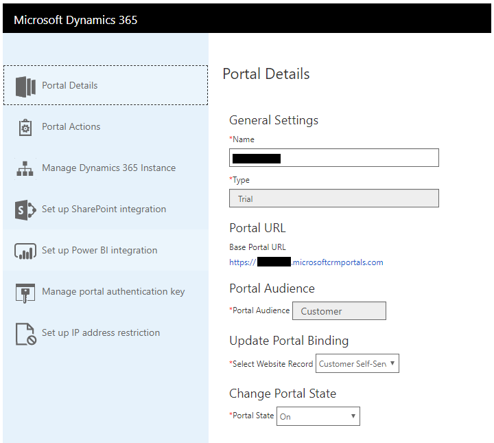 SharePoint Integration with MS Portal