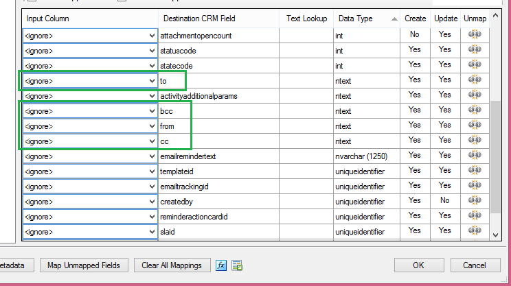 How to set all Party list values while migrating data of Activities using SSIS with Kingsway soft tool