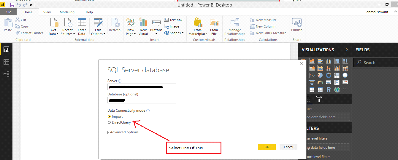 Make Power BI report using data from Azure SQL server and view in Dynamic 365