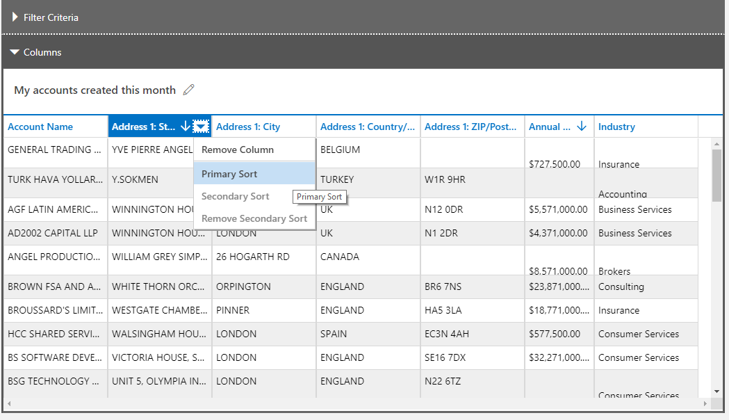 Create a system views by using App Designer in Dynamics 365 CRM