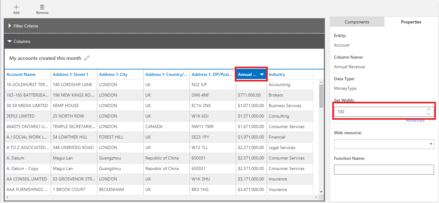 Create a system views by using App Designer in Dynamics 365 CRM