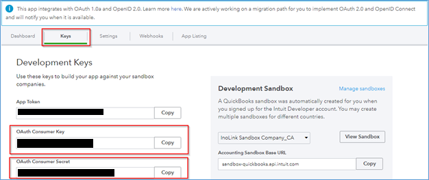 Connect and configure QuickBooks