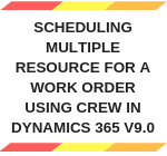 Field service new option added in Resource as Crew