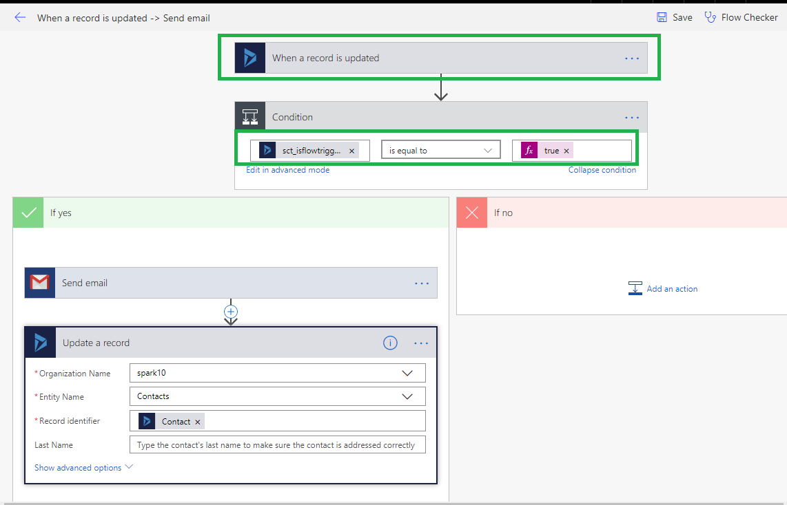 Trigger Microsoft Flow on click of custom ribbon button in Dynamics 365