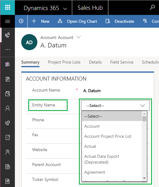 Easily Show List of Entities as an Option Set on UCI Dynamics 365