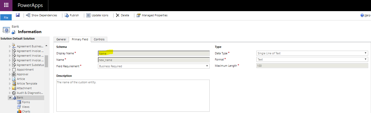 Record name missing from lookup fields in Dynamics 365 Unified Interface