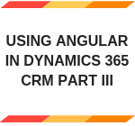 Angular in Dynamics 365