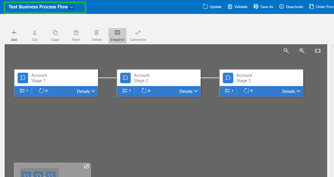 Business Process Flow Stage Name in Dynamics 365