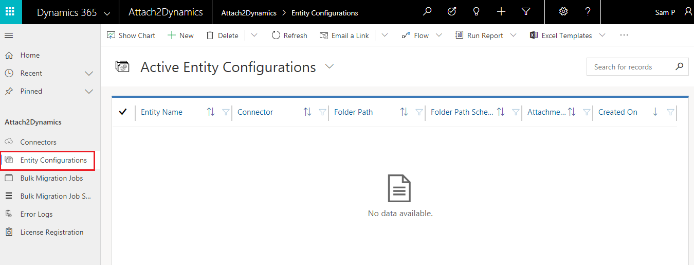 Configure Entity
