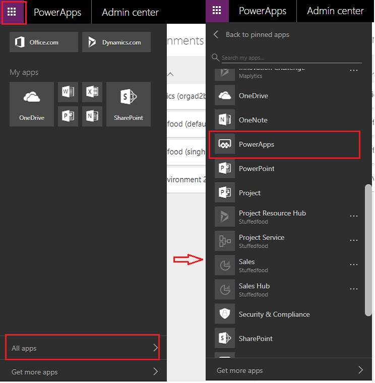 Create Model Driven App for CDS Environment