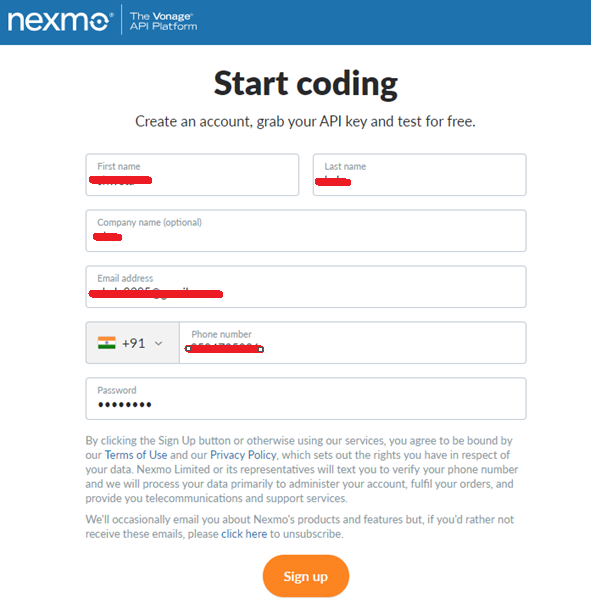 Send SMS to user when a new record is created in Dynamics 365 CRM using Nexmo